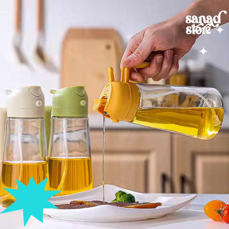 استخدام موزع الزيت في الطبخ